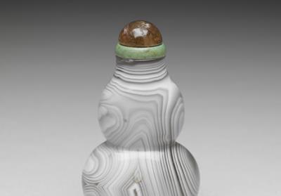 图片[3]-Banded agate gourd-shaped snuff bottle, Qing dynasty, 18th-19th century-China Archive